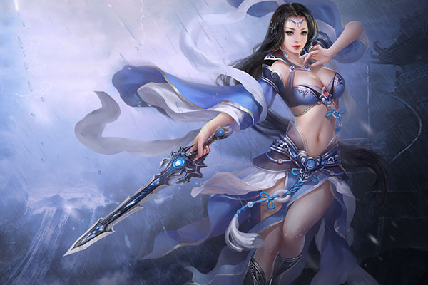 盘点五大网页游戏中的美丽女性角色